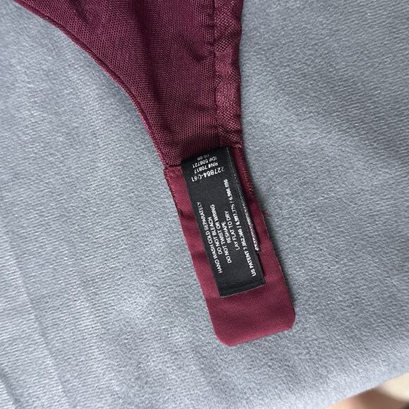 Victoria's Secret Body By Victoria Ipex Lined No Wire Bra Size 38D Burgundy Y2K - Picture 9 of 9